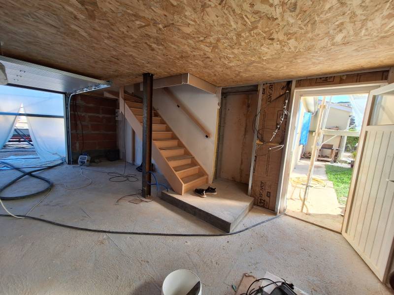 Surélever un garage pour aménager un étage supplémentaire et gagner des mètres carrés à Rabastens (81)