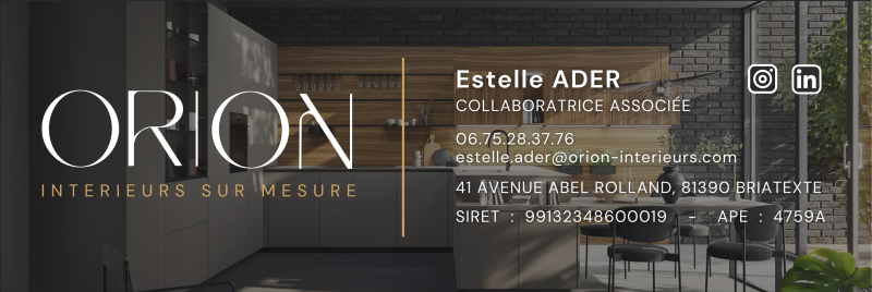Orion Intérieurs, aménagement intérieur & cuisines sur mesure, Toulouse, 31, cuisine design, agencement intérieur, rénovation cuisine, mobilier sur mesure, optimisation espace